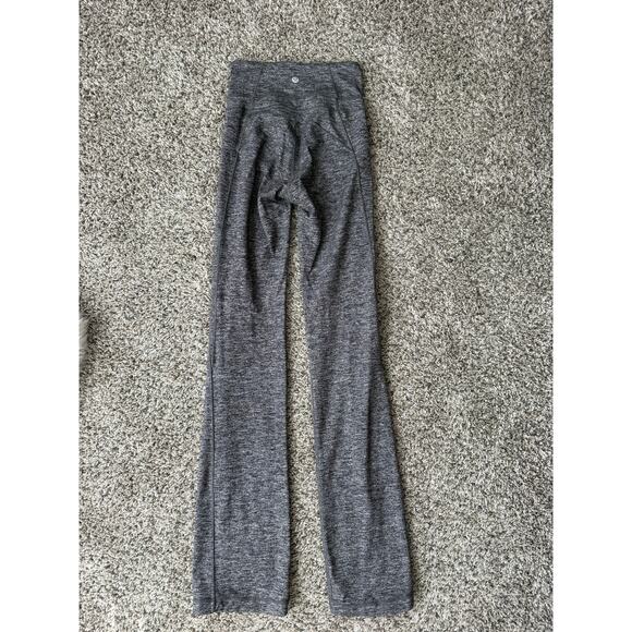 Lululemon Groove Pant Bootcut 32" Heathered Black Size 2 - Picture 7 of 9
